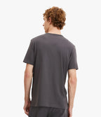 Camiseta Slim Básica – Gola Redonda Chumbo