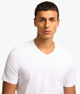 Camiseta Slim – Gola V Branco