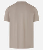 Camiseta Slim Básica – Gola Redonda Bege