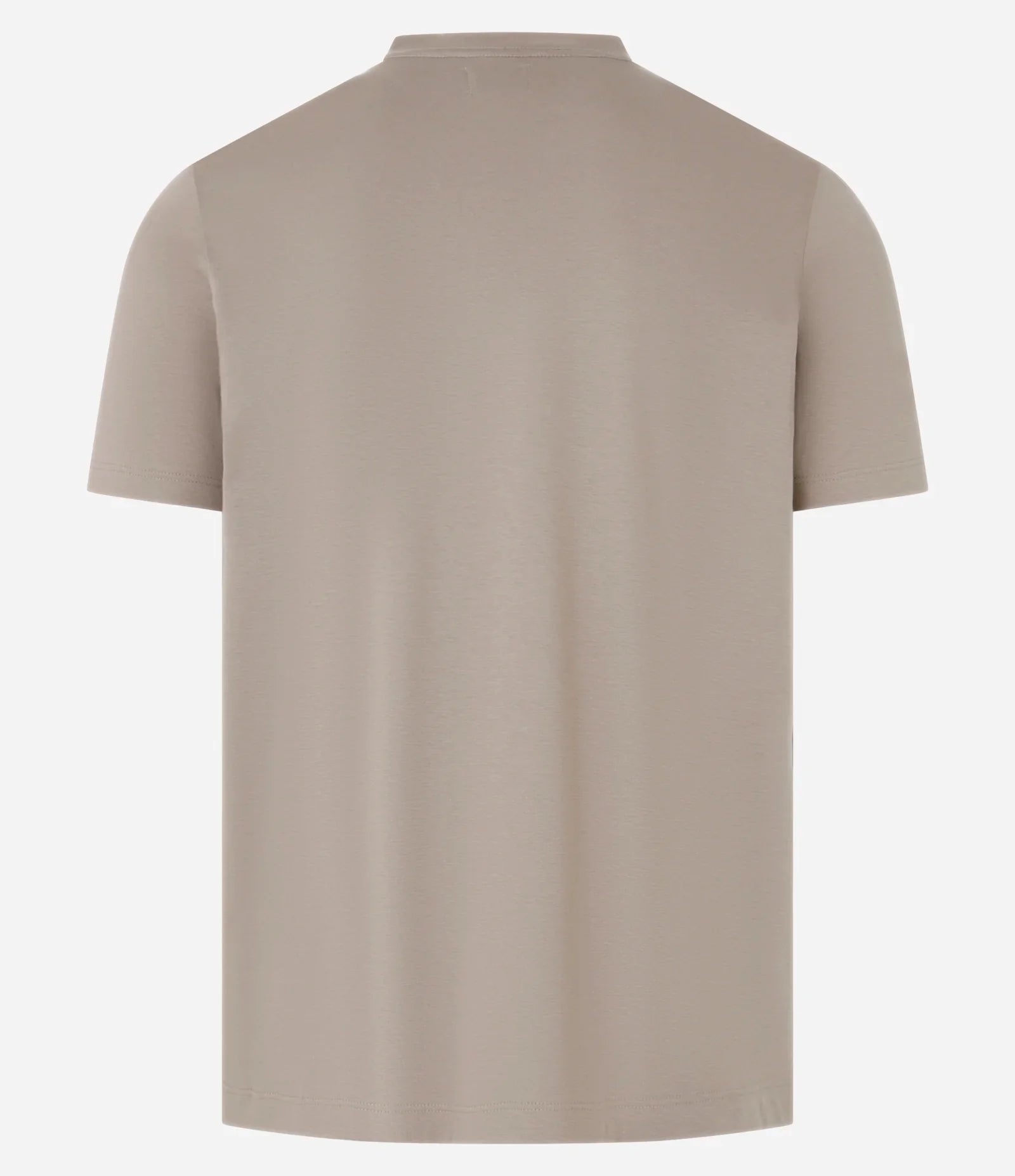 Camiseta Slim Básica – Gola Redonda Bege